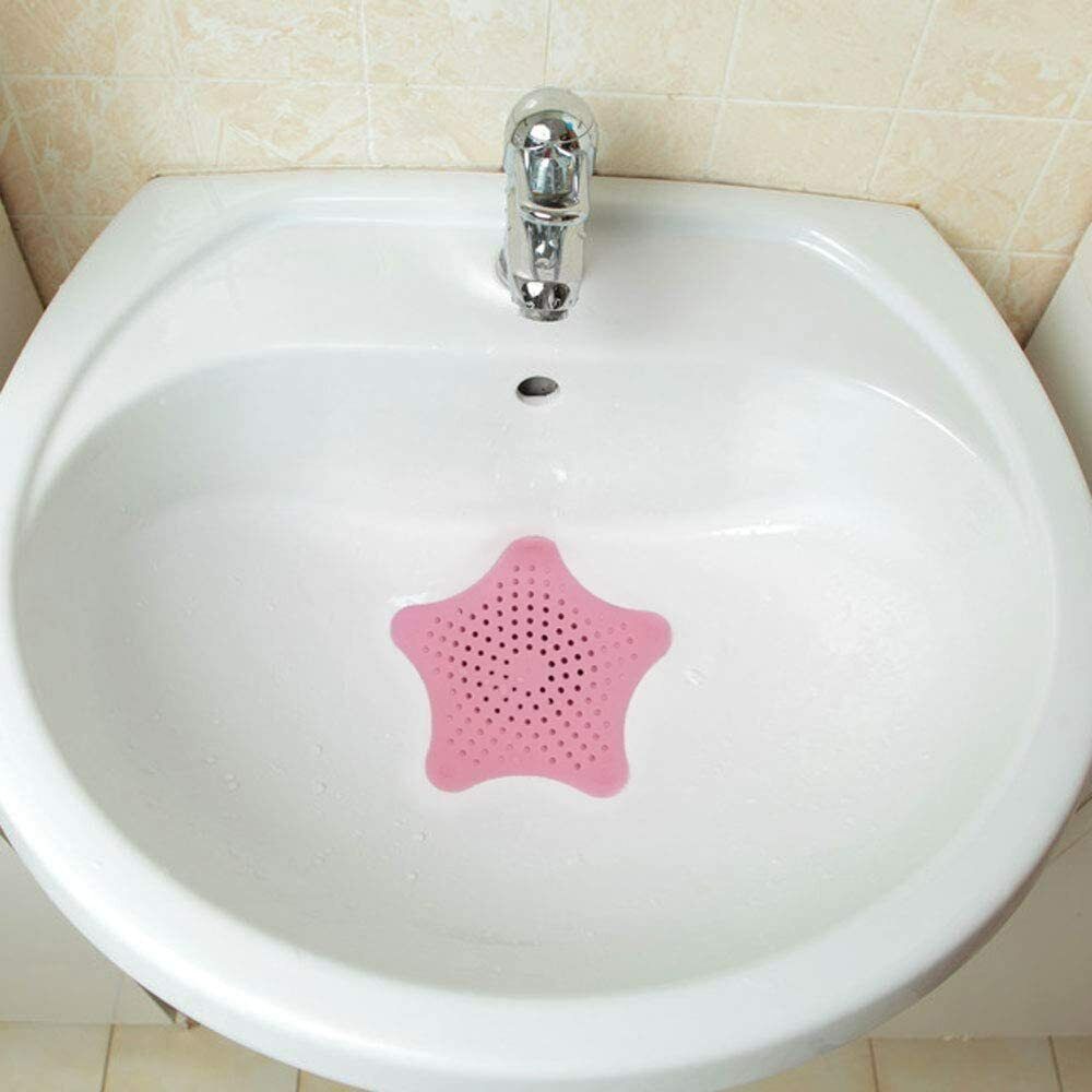 8pcs Bathroom Drain Hair Catcher Stopper Plug Sink Strainer Filter Shower Covers