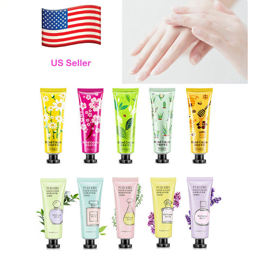 US 10 Pack 30g Assorted Hand Cream Set Moisturizing Gift Soft Repair Soothing