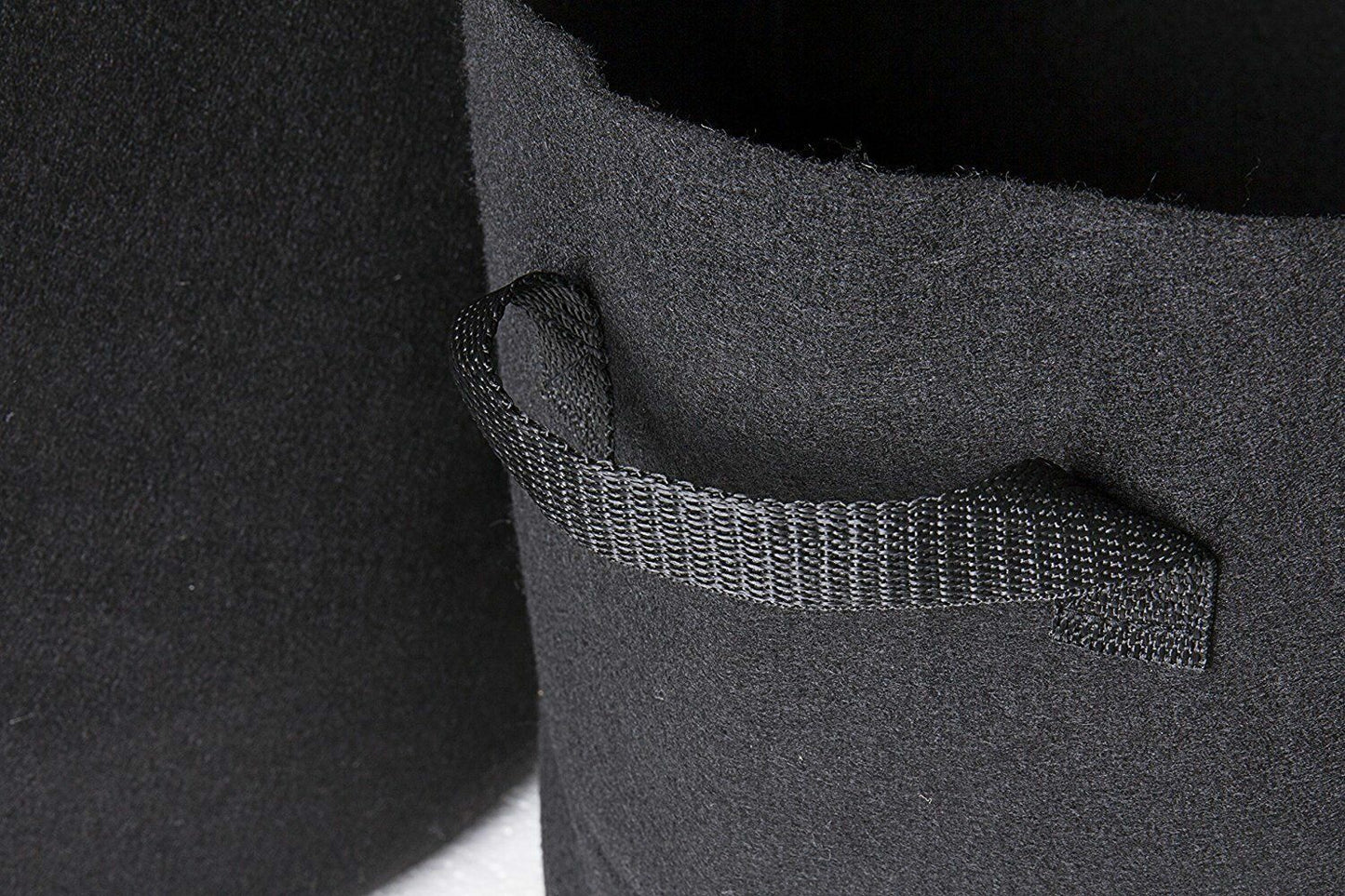 8 pcs Pack Black Fabric Grow Pots Breathable Plant Bags Smart Plant with handle