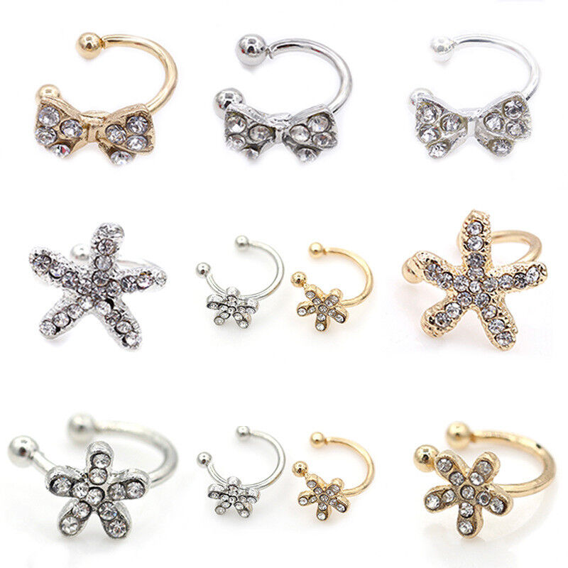 40pcs Wholesale Lot Ear Cuff Wrap Earrings No Piercing Clip-On Ear Clips Stud