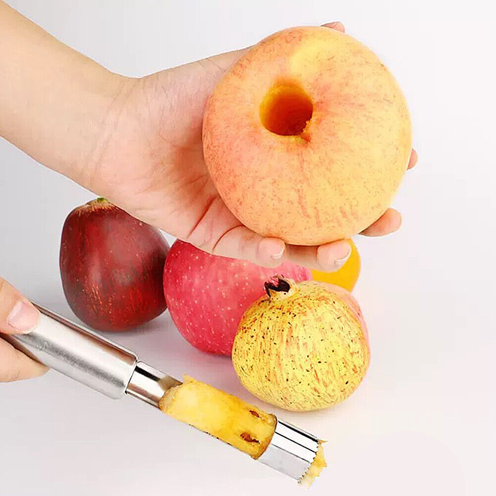 US Set of 5 Corer and Pitter Stainless Steel Core Seed Remover Tool Easy Twist