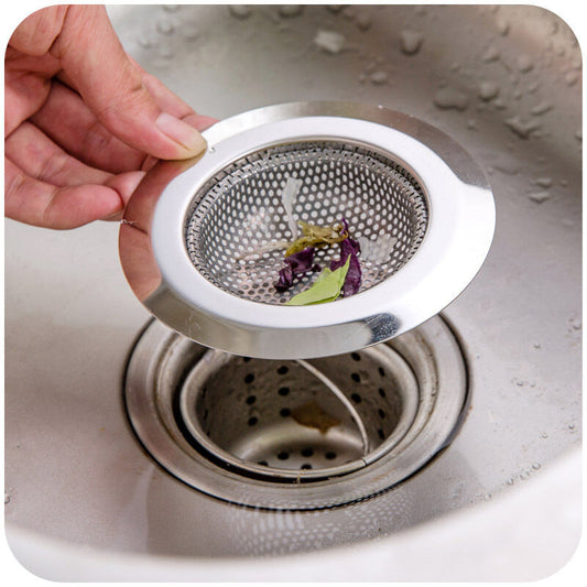 2PCS Stainless-Steel Kitchen Sink Strainer - Large Wide Rim 4.5" Diameter