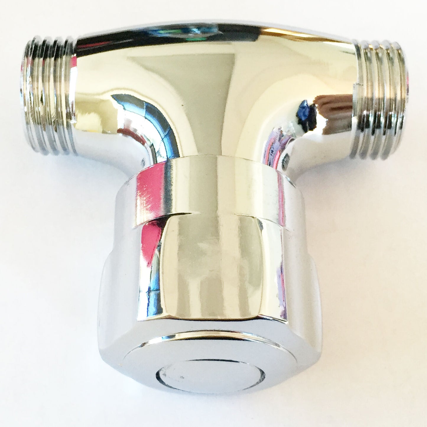 N&N Shower Head Shut Off Valve Solid Brass 3/4‘’ Male and Male, Polished Chrome