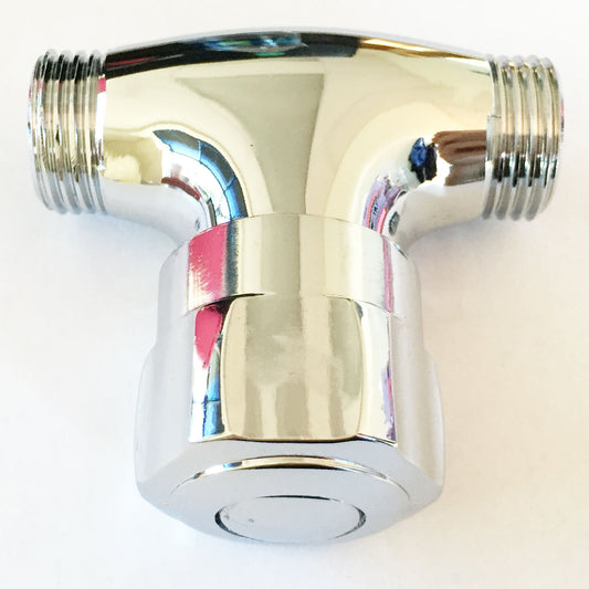 N&N Shower Head Shut Off Valve Solid Brass 3/4‘’ Male and Male, Polished Chrome