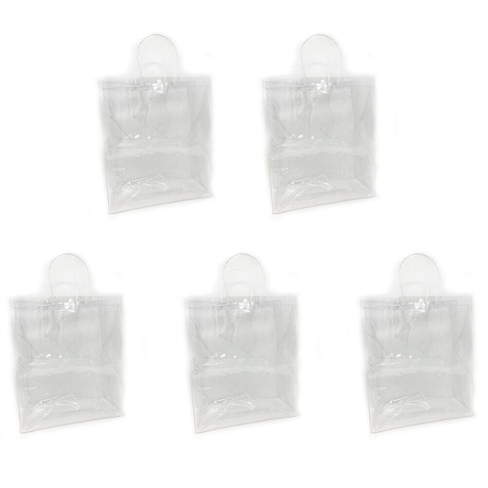 5 Pcs Clear PVC Transparent Purse Handbag NFL Stadium Game Match Concert US