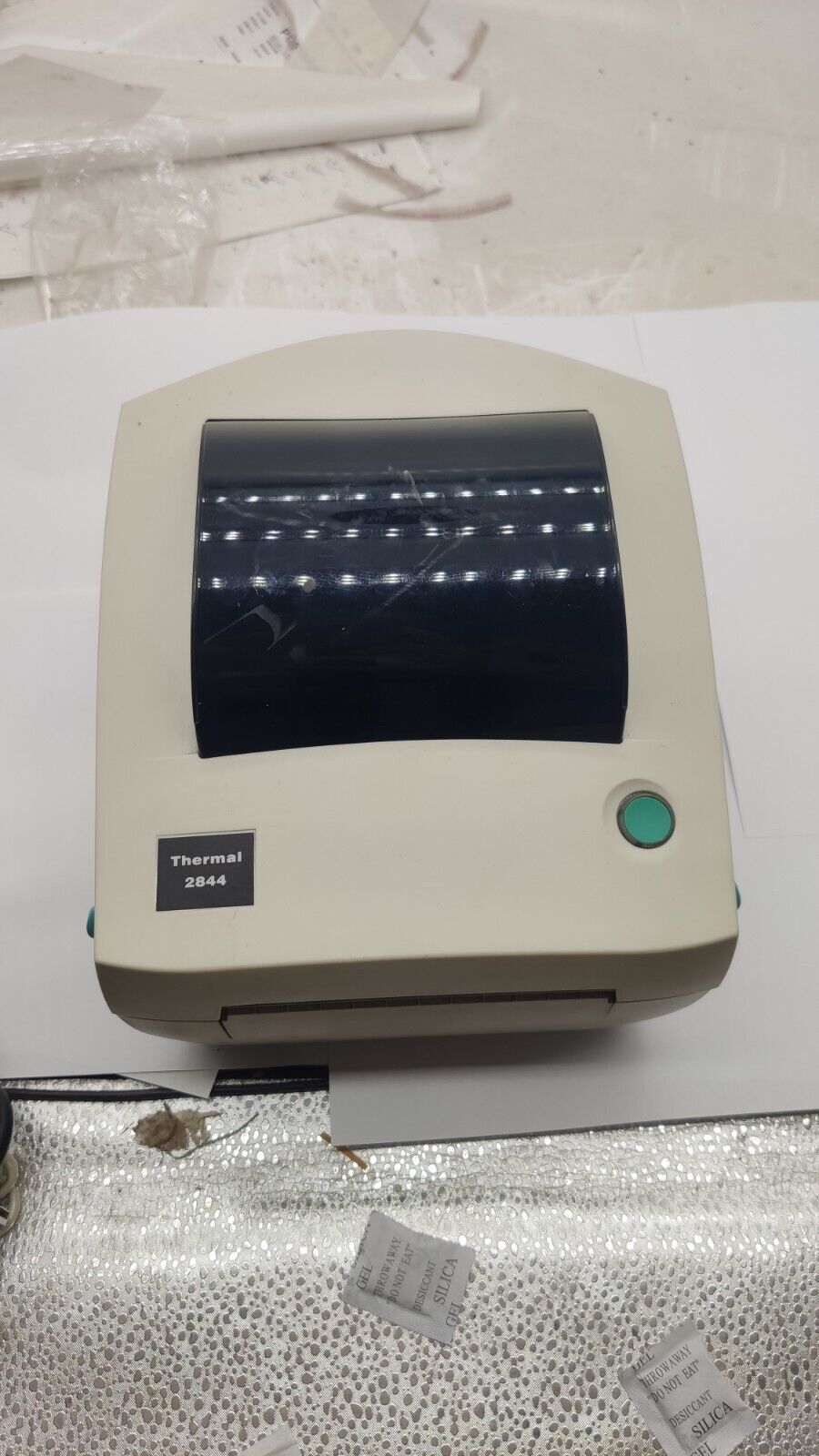 Zebra LP 2844 Direct Thermal Label Shipping Tag Printer + 1000 Labels