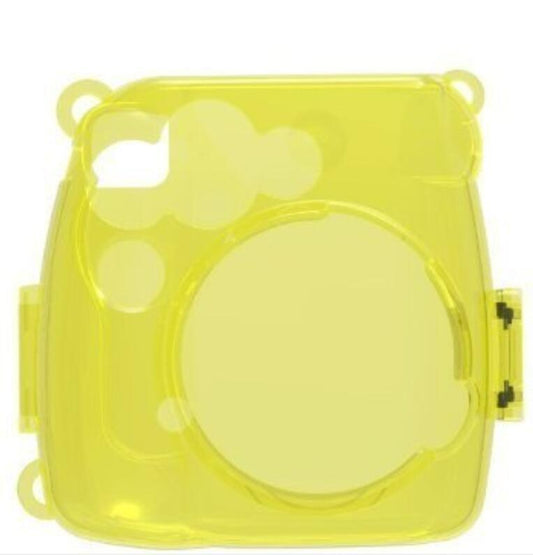 Transparent Crystal Instant Camera Case for Fujifilm Instax Mini 8, Yellow