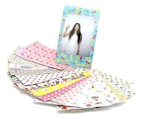 20 Different Colorful Sticker Borders for Fuji Instax Mini Film (20 Sheets, ST-0