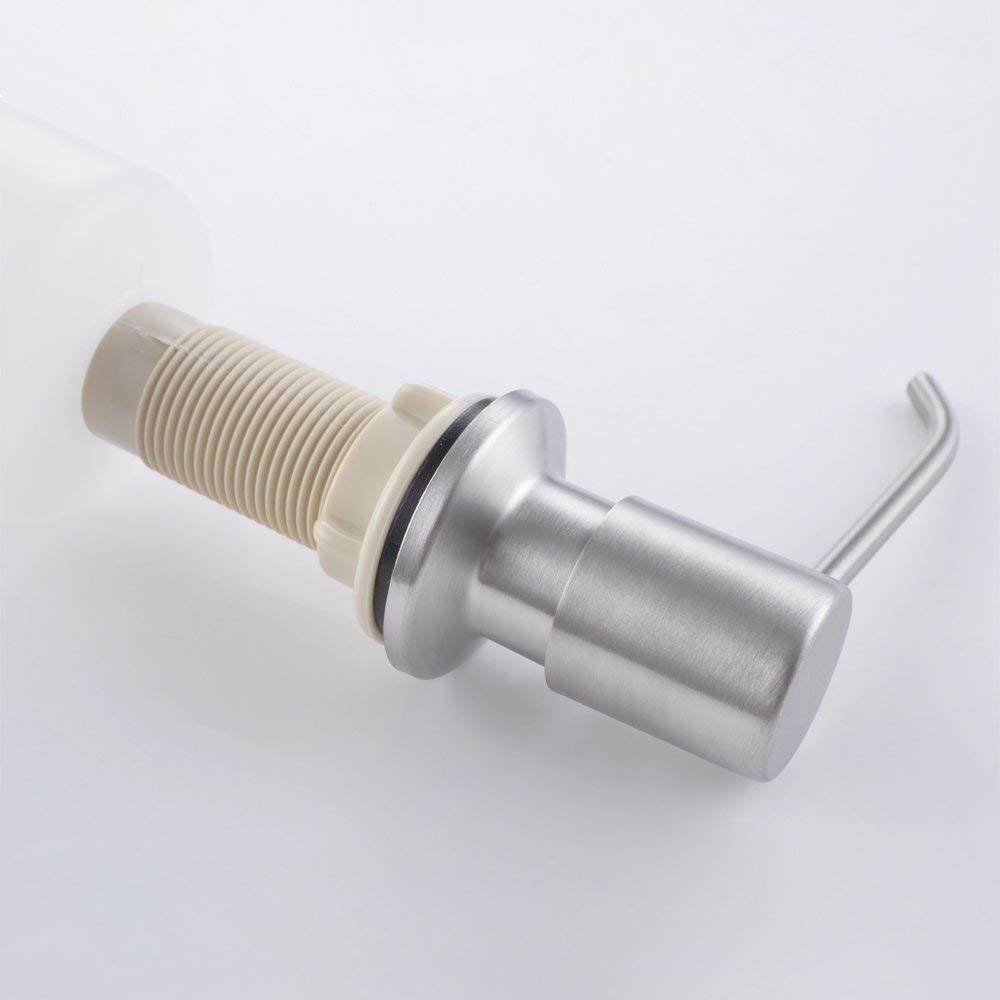 KES PSD1-2 Lotion/Soap Dispenser w/ 18-8 Stainless Steel Pump&PP Bottle Brushed