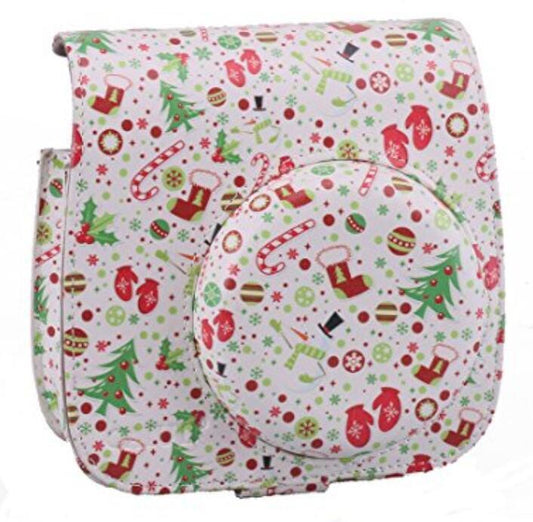 Fujifilm Mini 8 8+ 9Instant Camera Case, Christmas Pattern Mini 8 8+ 9Case