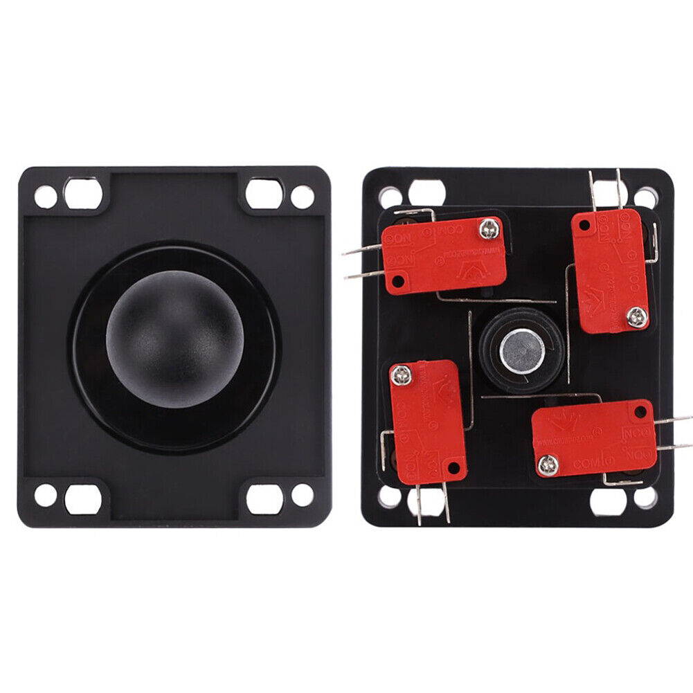 Happ American Competition Style Arcade Joystick BLACK 4/8 Way Elliptical Handle