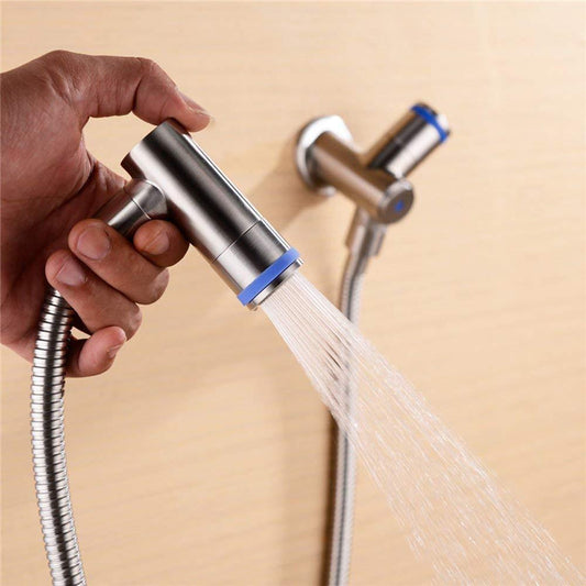 KES Toilet Handheld Bidet Sprayer Complete Set - Cloth Diaper Sprayer with Valve