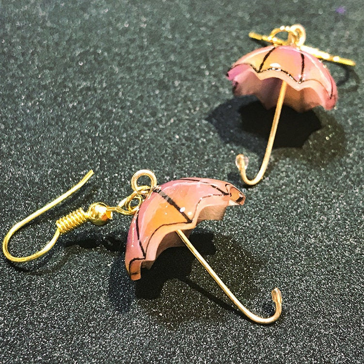 Magik "Umbrella" Themed 3D Shrinky Dinks Earring