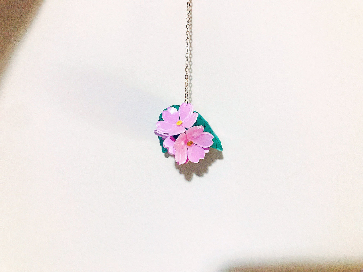 Magik "Cherry Blossom Boutique" Sakura 3D Shrinky Dinks DropEarring