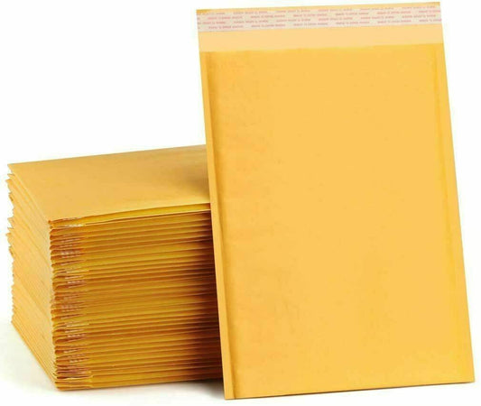 US Kraft Bubble Mailers Padded Envelope Shipping Bags Self Seal #DVD and #3