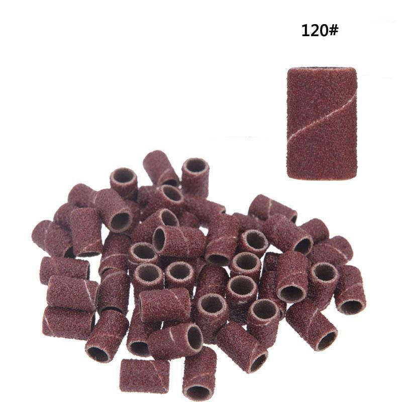 US 100-200 Pcs Nail Sanding Ring Grinding Head polisher Supplies Manicure tool