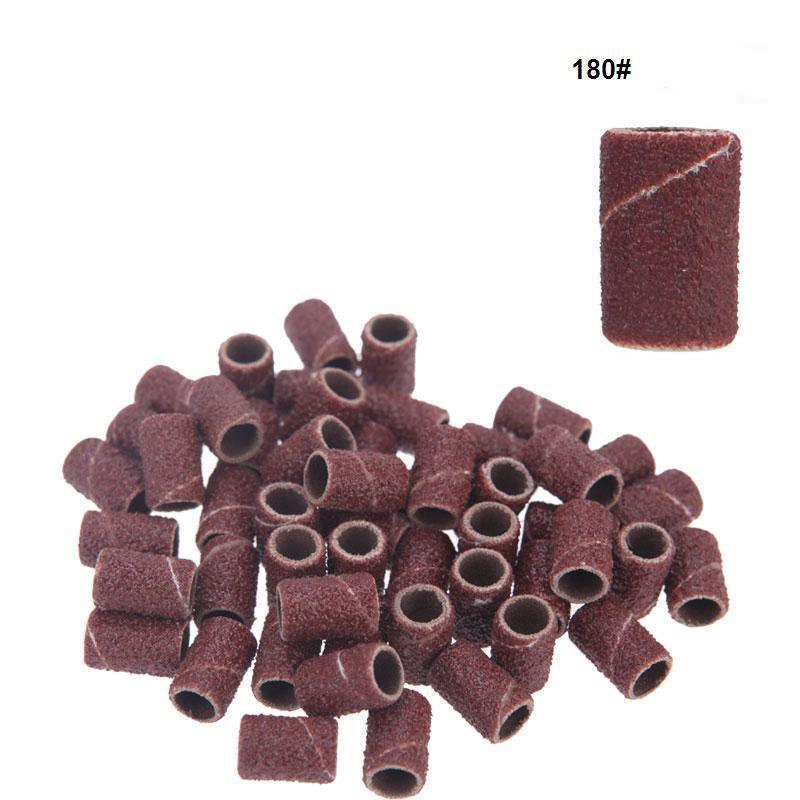 US 100-200 Pcs Nail Sanding Ring Grinding Head polisher Supplies Manicure tool