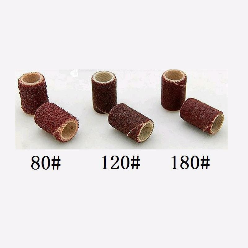 US 100-200 Pcs Nail Sanding Ring Grinding Head polisher Supplies Manicure tool