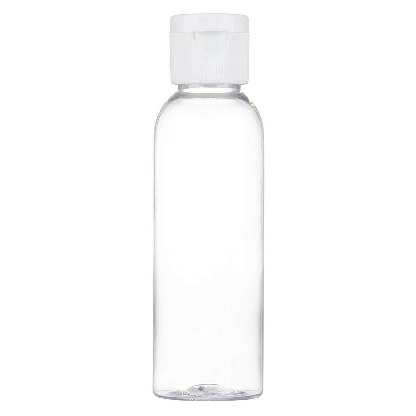 US 30-60 Pcs 2 Oz Plastic Empty Toiletry Bottles Containers Travel Essential Oil