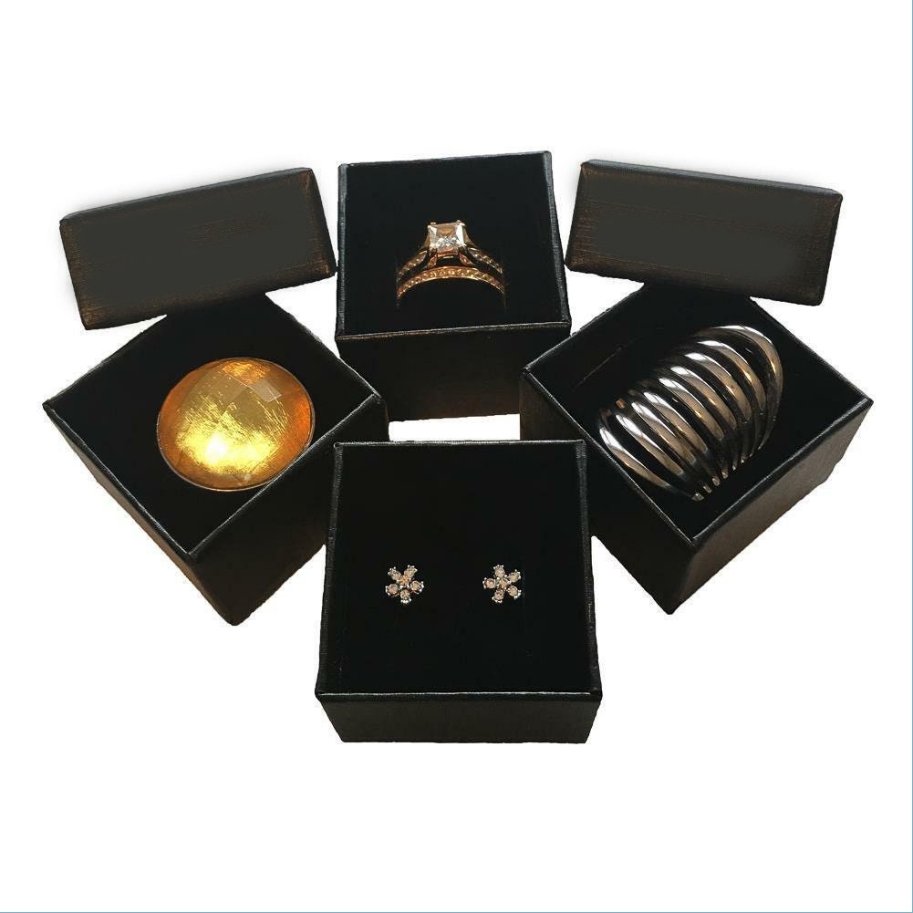 US 20-40 Pcs Earring Necklace Boxes Velvet Ring Gift Ring Pendant Organizer Box Shipping Jewelry Supply