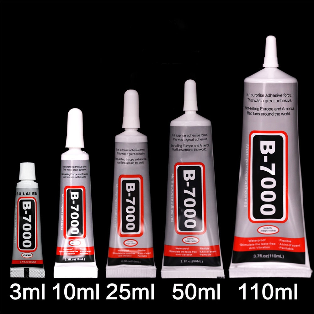 US 1-2 Pack 15~110ML B7000 All Purpose Frame Jewelry Phone Crafts Nail Art Glue