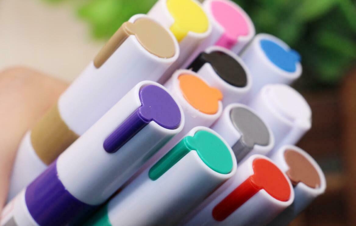 US 12 Pcs Set Tire Craft Scrapbooking Permanent Paint Marker Pen Car Tyre Rubber Universal Waterproof Oil Based